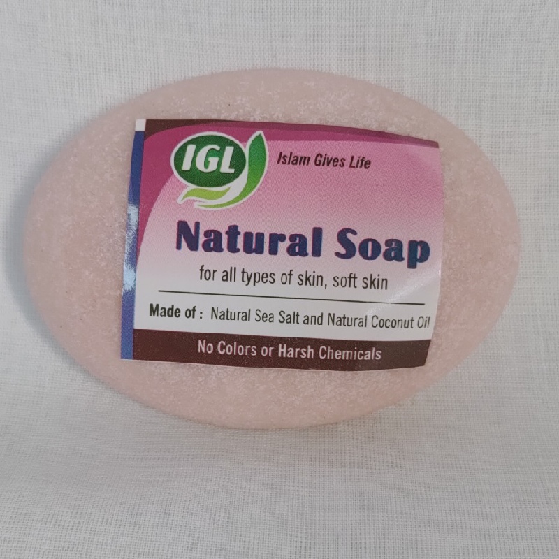 Natural sea Salt/ neem/ turmeric/saffron with tallow and coconut oil Soap