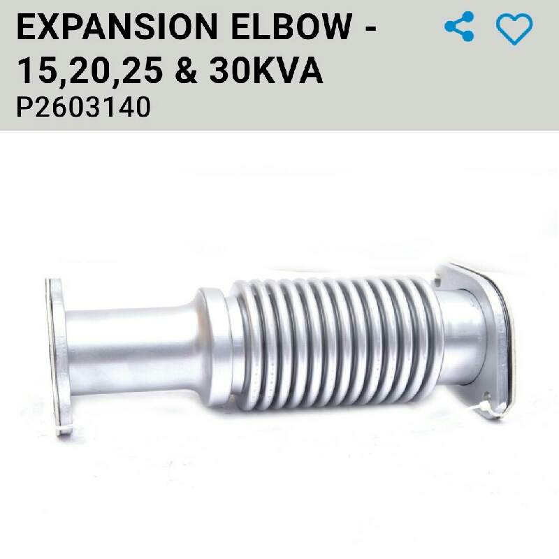 Exhaust Bellow 15-20kva