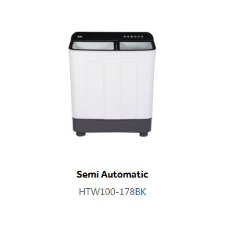 HAIER WASHING MACHINE HTW 100 178 BK