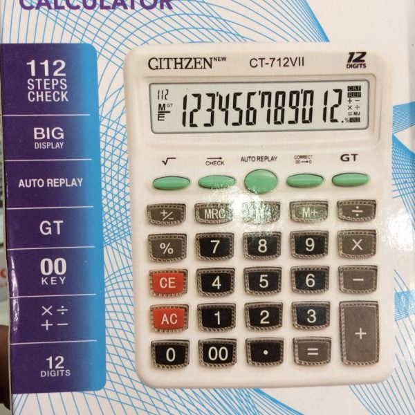 CHINA CALCULATOR CT-712-VIII