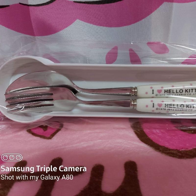 HK CERAMIC SPOON & FORK SET