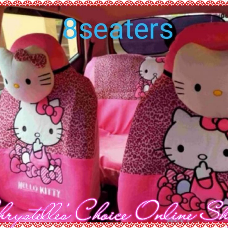 HK CAR COVER 8 SEATER PINK RIBBONS