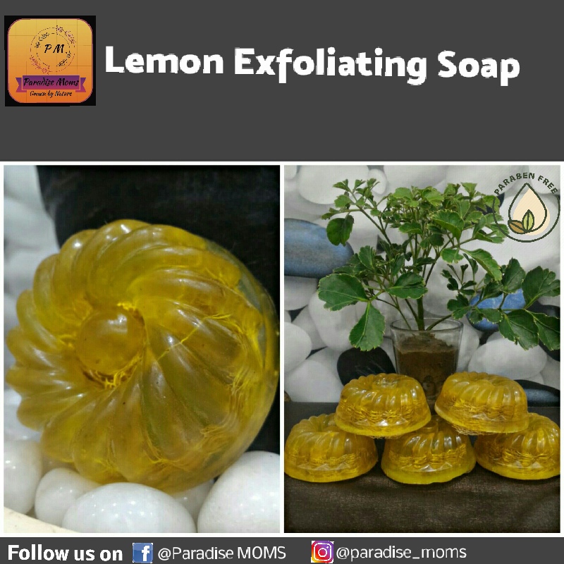 Lemon exfoliator soap