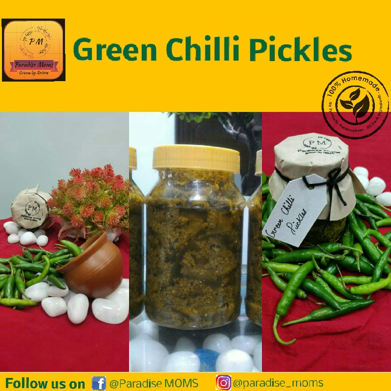 Green chilli pickles(250gms)