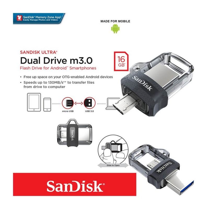 3.0, 16 GB (Sundisk Pendrive)