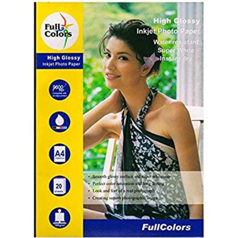 Full Colore High Glossy (180gsm) A4