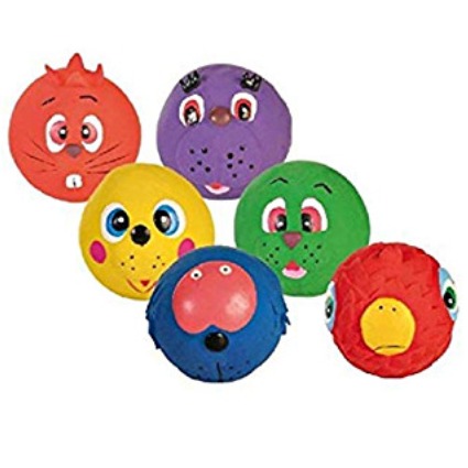 ABK ANIMAL FACES TOY BALL