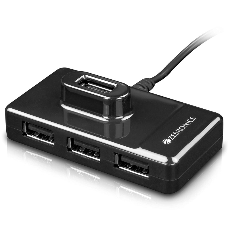 4 port usb hub zebronics