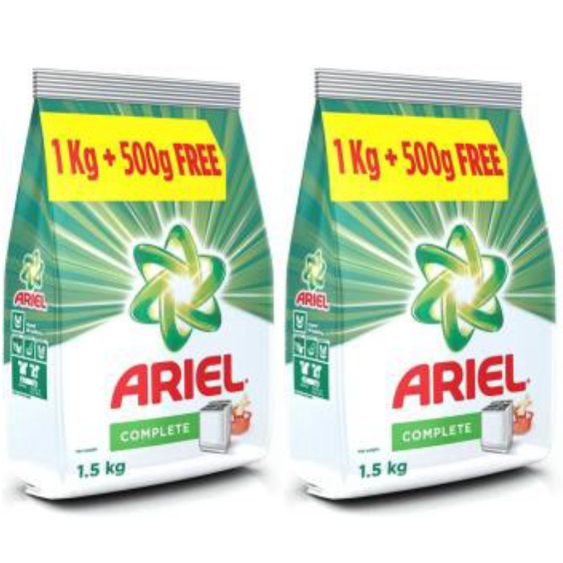ARIAL DETERGENT POWDER 1KG + 500GMS FREE