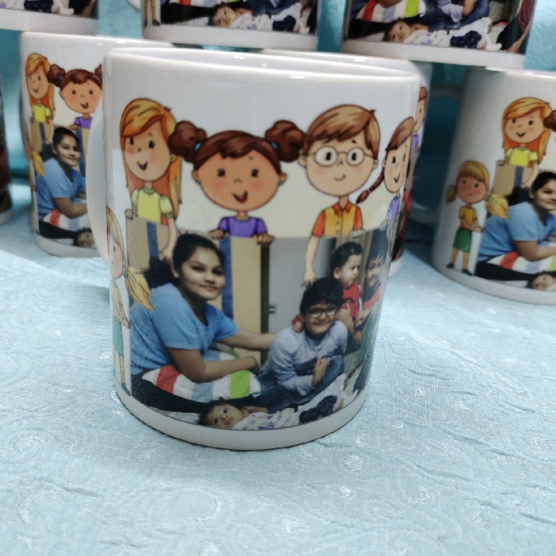 1 WHITE MUG CERAMIC