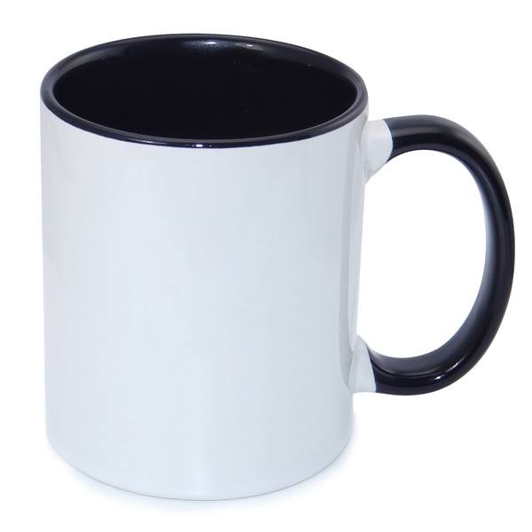 1 BLACK THREE TON MUG