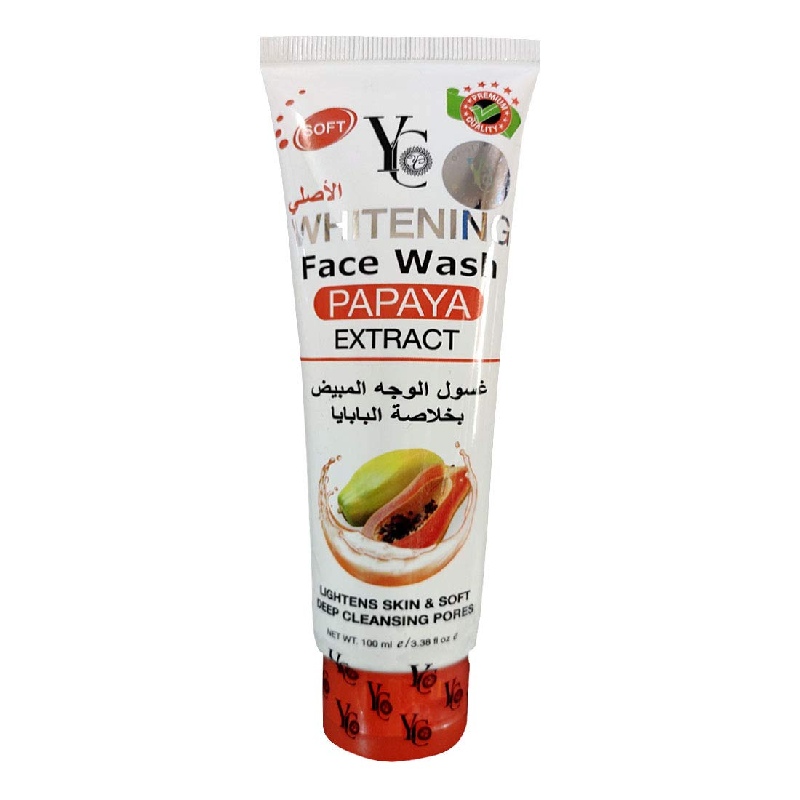 Yc whitening face wash papya extract-100ml