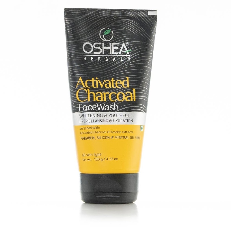 Oshea Activated Charcoal Face Wash, 120 G