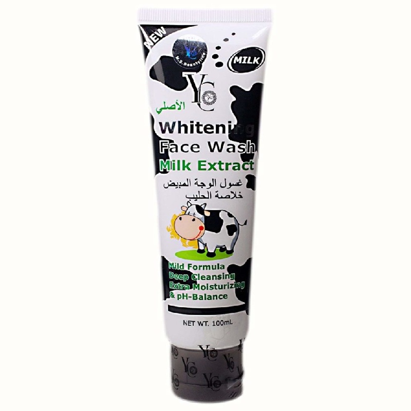 YC FACE WASH WHITENING MILK EXTRACT 100 ML