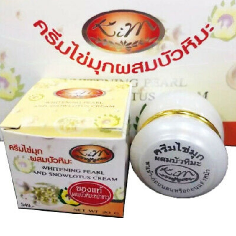 KIM Face Whitening Pearl and Snowlotus Cream