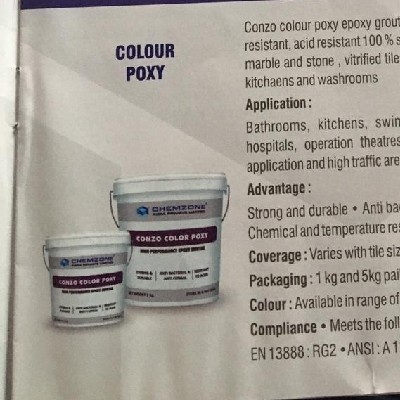 Conzo color poxy1 kg glitter black silver