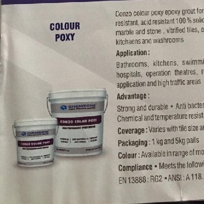 Conzo color poxy5 kg glitter black silver