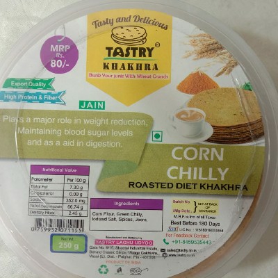 Diet Khakra Corn Chilly