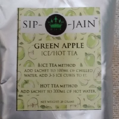 Ice tea green apple