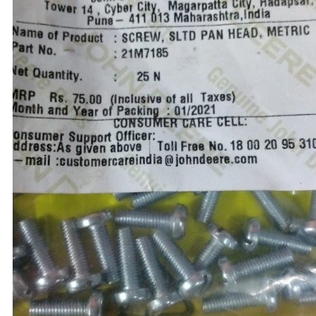SCREW.SLTD PAN HEAD,METRIC