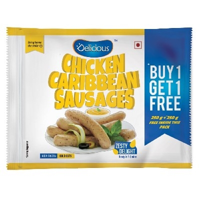 Caribbean Sausages 250+250 gms