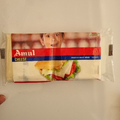 Amul cheese slice 400g