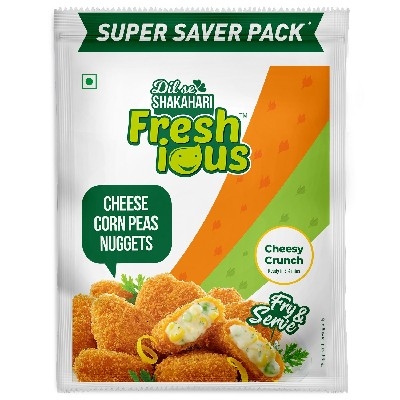 Freshious Cheese Corn Peas Nuggets 300 gms