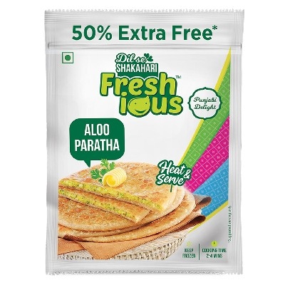 Fresh Aloo Paratha 320 + 160 gms