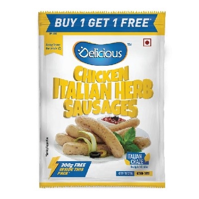 Italian Herb Sausages 300+300 gms.