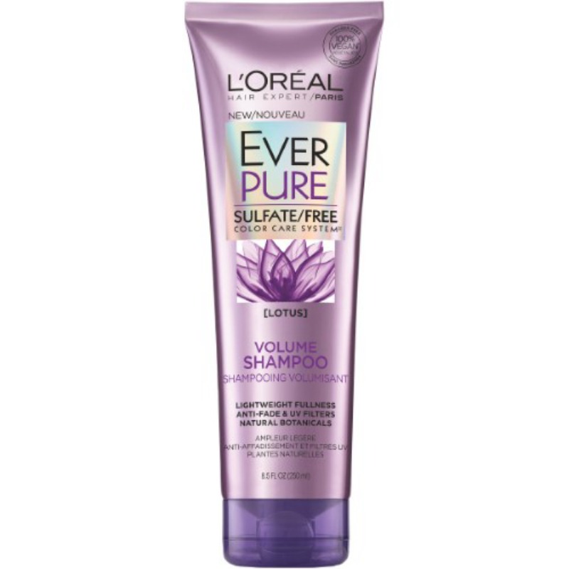 L'Oreal Paris EverPure Sulfate Free, Anti-Fade Lightweight Volume Shampoo, 8.5 Fl. Oz.
