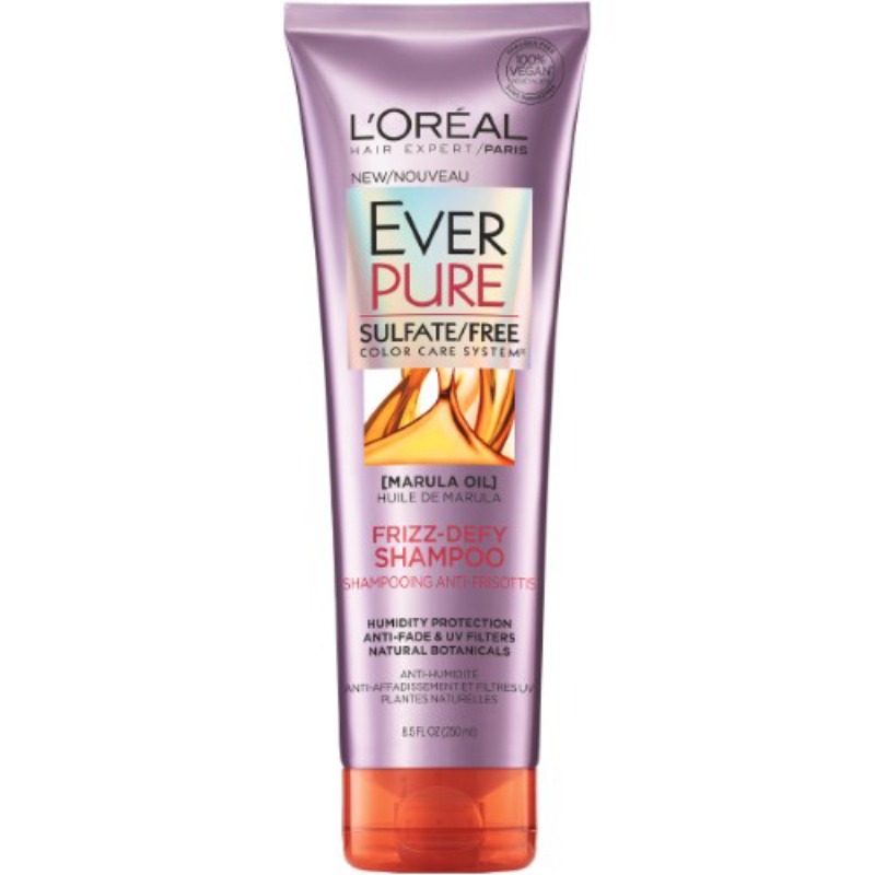 L'Oreal Paris EverPure Sulfate Free Frizz Defy Shampoo, 8.5 Fl. Oz.