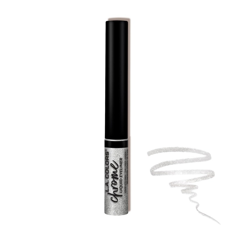 L.A. ColorsChrome Liquid Eyeliner silver