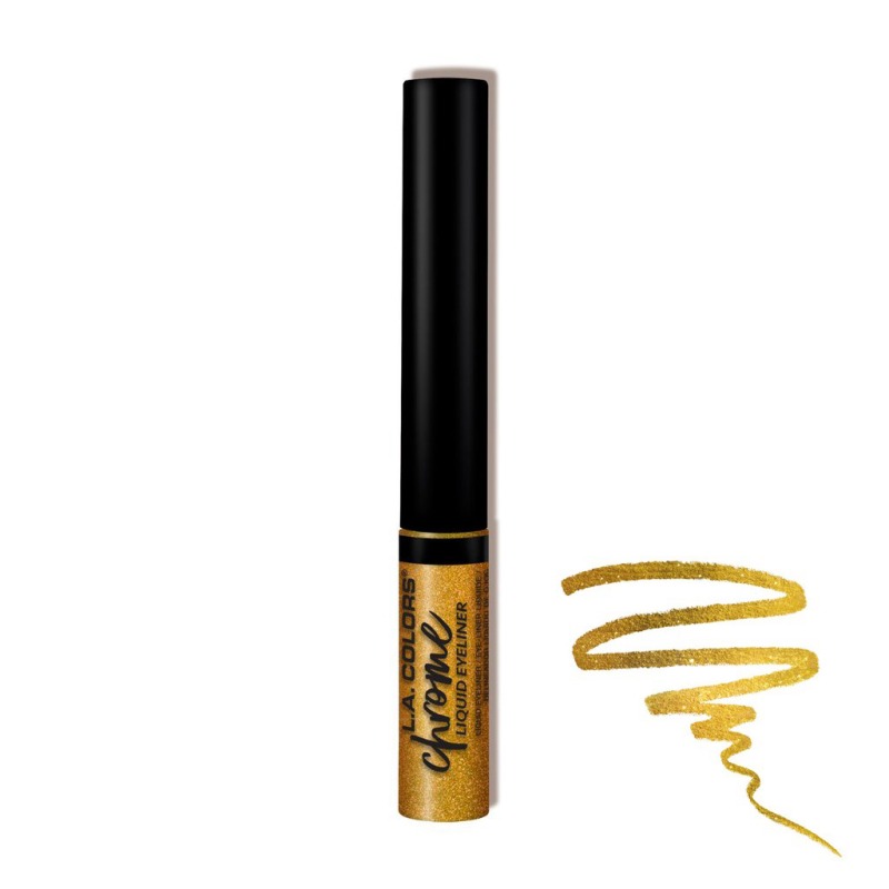L.A. Colors Chrome Liquid Eyeliner gold