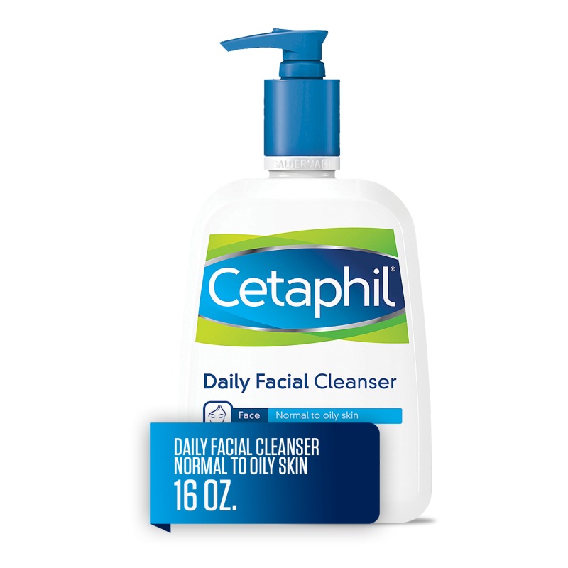 Cetaphil Daily Facial Cleanser for Normal to Oily Skin 16 Oz by Cetaphil