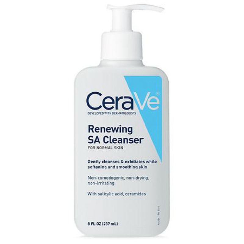 CeraVe Renewing SA Body Cleanser Fragrance Free Body Wash - 8.0 Fl Oz