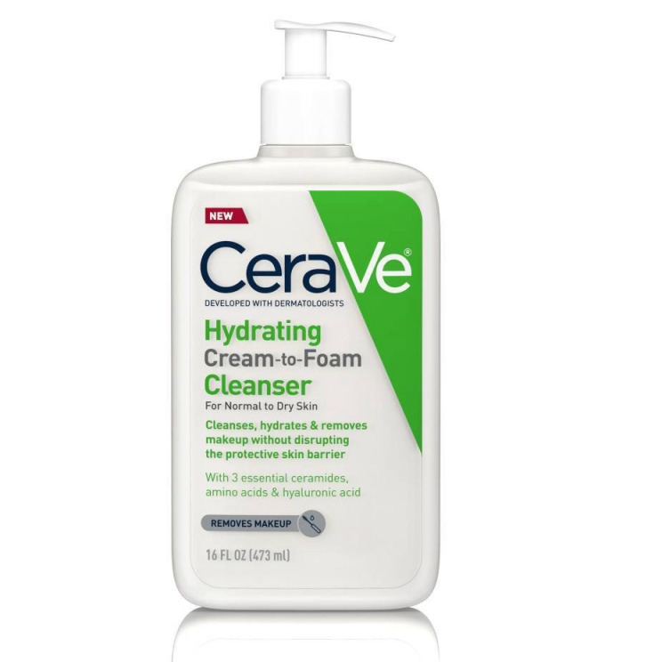 CeraVe Cream-to-Foam Facial Cleanser - 16 Fl Oz