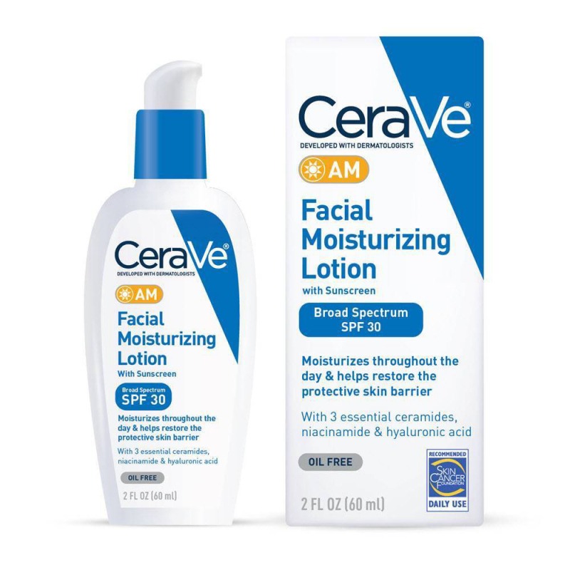 CeraVe AM Facial Moisturizing Lotion with Sunscreen - SPF 30 - 2 Fl Oz