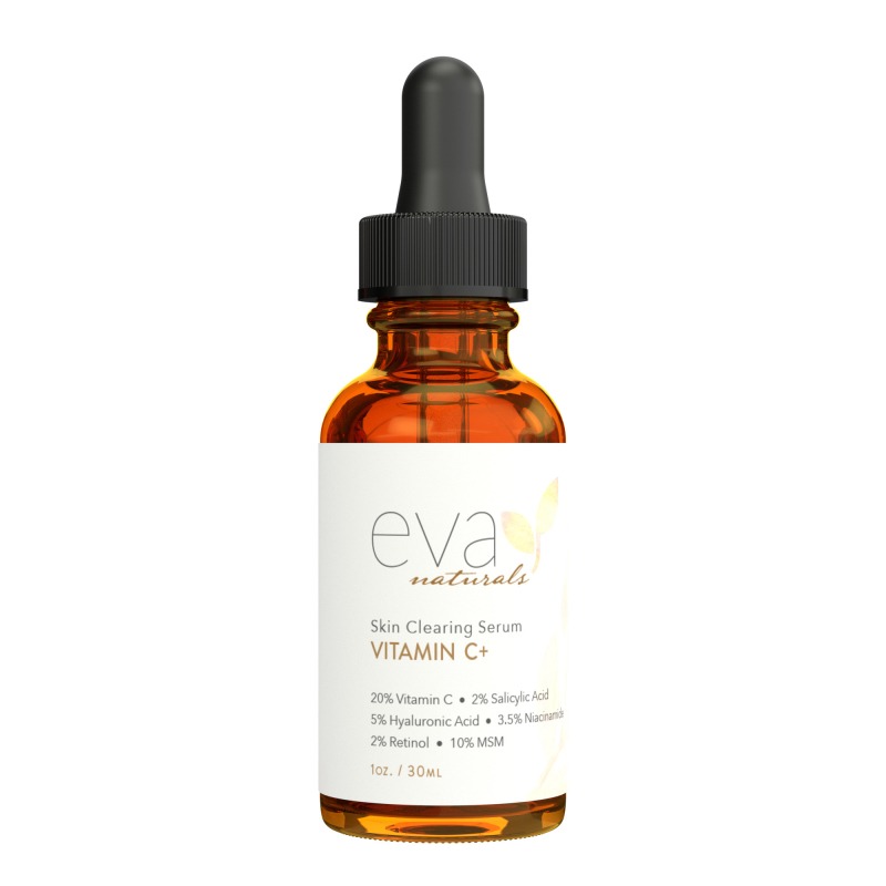 Eva Naturals Vitamin C Serum Plus Retinol, Hyaluronic Acid, Salicylic Acid, Niacinamide & More