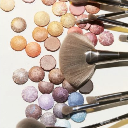 BH Cosmetics Smoke N Mirrors - 10 Pc Brush Set with Cosmetic Bag