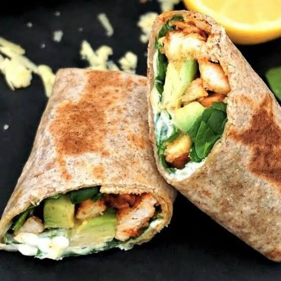 Avocado Chicken Wraps