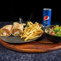 Chicken Shwarma with Fries