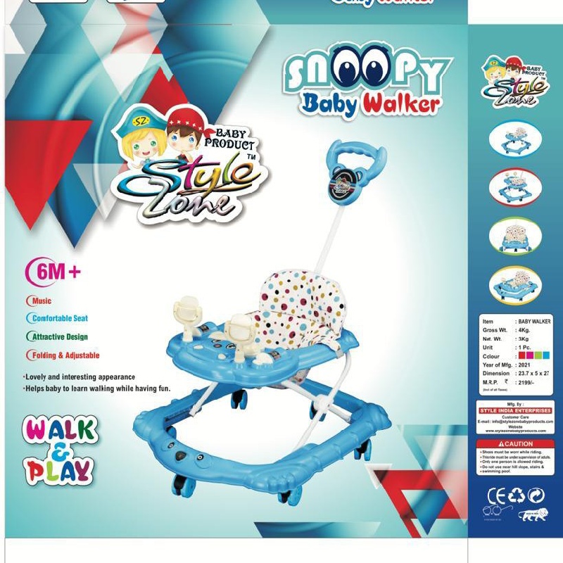 Baby walker handle