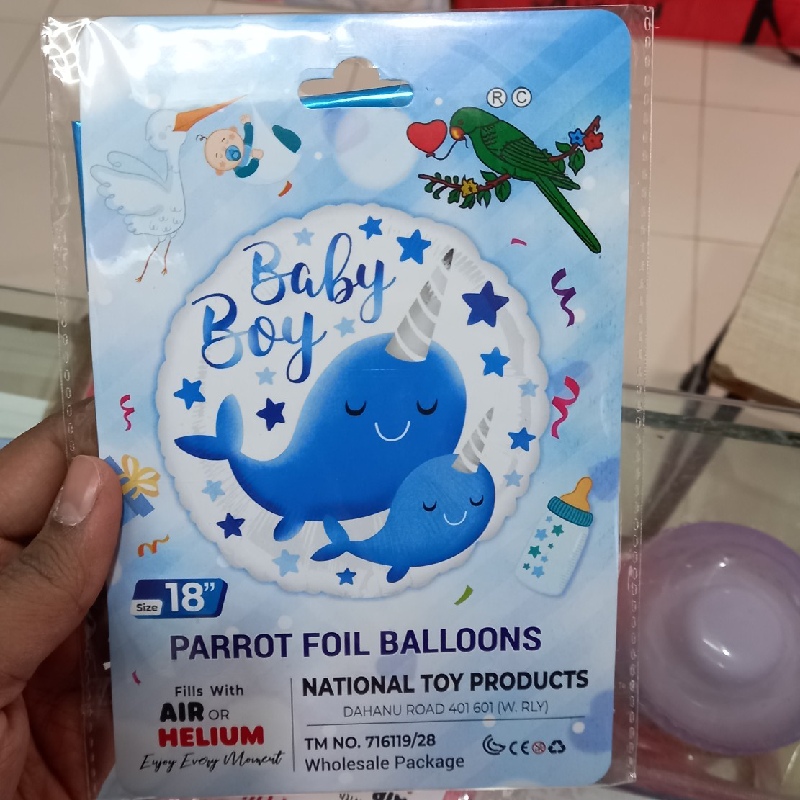 Baby boy balloon