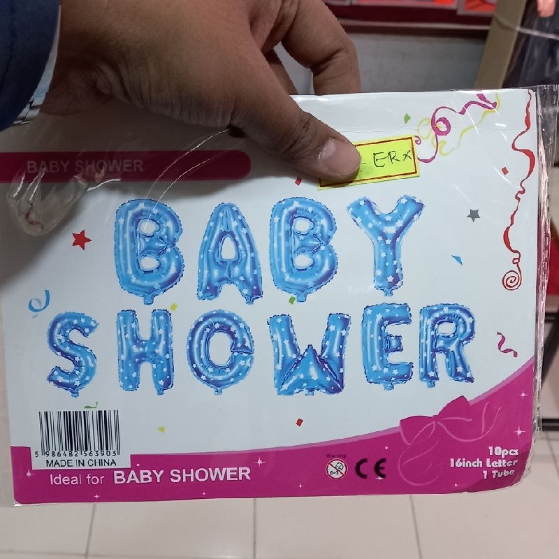 Baby shower polka balloon