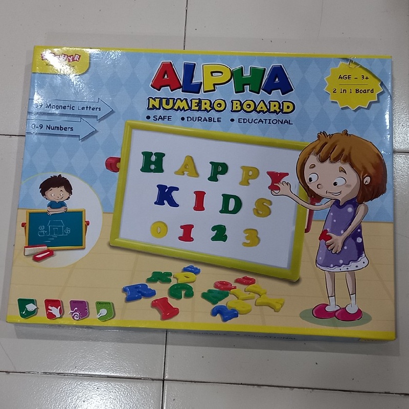 Alpha numero board