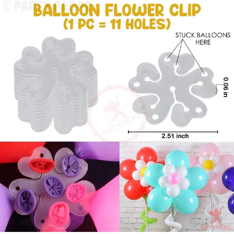 Ballon clip Flower