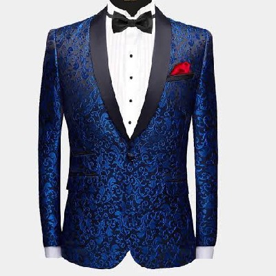 BLUE CEREMONIAL 3 PIECE SUIT ( Adult )