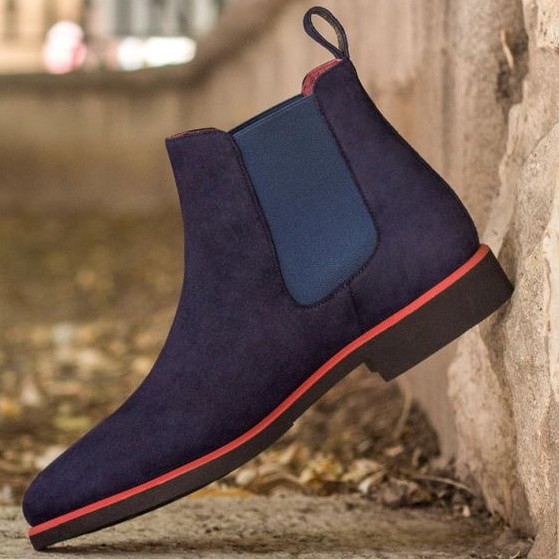 LUXURY SUADE CHELSEA BOOTS