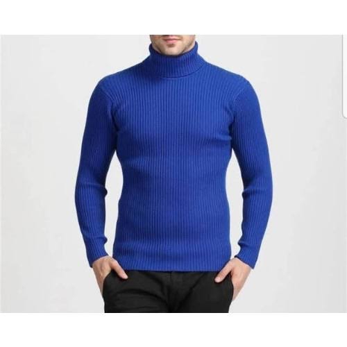 HIGH QUALITY BLUE TURTLE NECK