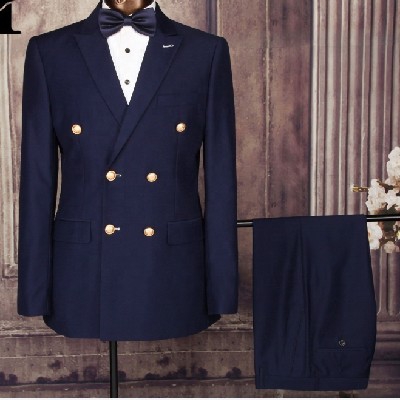 NAVY BLUE DOUBLE BREASTED SUIT